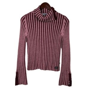 Y2K Mudd Chunky Knit Sweater Ribbed Preppy Bratz Fairy Grunge Whimsigoth 2929